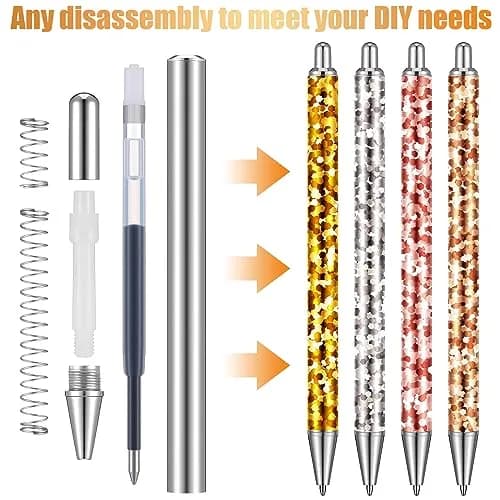 Qilery 15 Set Stainless Steel Resin Blank Epoxy Pens | 0.5mm Line Size thumbnail 3