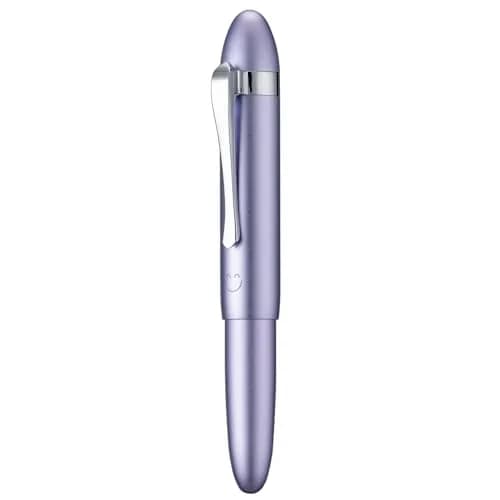 HONG DIAN M1 Fountain Pen Fine Nib, Purple & Submarine Shape Aluminium Short Mini Pocket Travel Pen | Elegant Aluminium Design, Smooth Ink Flow, Compact & Durable thumbnail 1