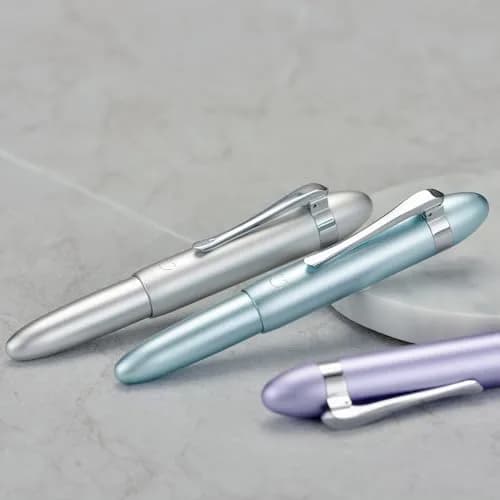 HONG DIAN M1 Fountain Pen Fine Nib, Purple & Submarine Shape Aluminium Short Mini Pocket Travel Pen | Elegant Aluminium Design, Smooth Ink Flow, Compact & Durable thumbnail 5