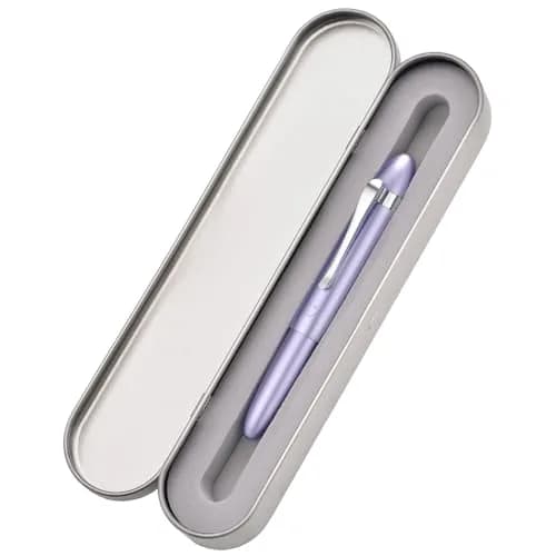 HONG DIAN M1 Fountain Pen Fine Nib, Purple & Submarine Shape Aluminium Short Mini Pocket Travel Pen | Elegant Aluminium Design, Smooth Ink Flow, Compact & Durable thumbnail 3