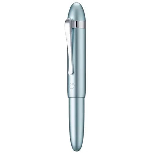 HONG DIAN M1 Fountain Pen Fine Nib, Ice Blue & Submarine Shape Aluminium Short Mini Pocket Travel Pen (105mm / 4.13 inches, 21g) thumbnail 1