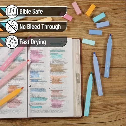 Mr. Pen Aesthetic Highlighters 8 Pack Pastel Colors | Chisel Tip, Fast Dry, No Bleed for Journaling thumbnail 4