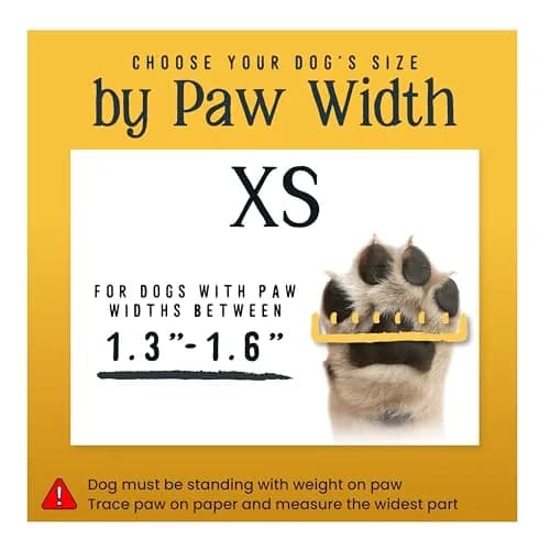 DOK TigerToes Premium Non-Slip Dog Socks X-Small (4-Pack) | Extra-Thick Grip for Hardwood Floors thumbnail 5