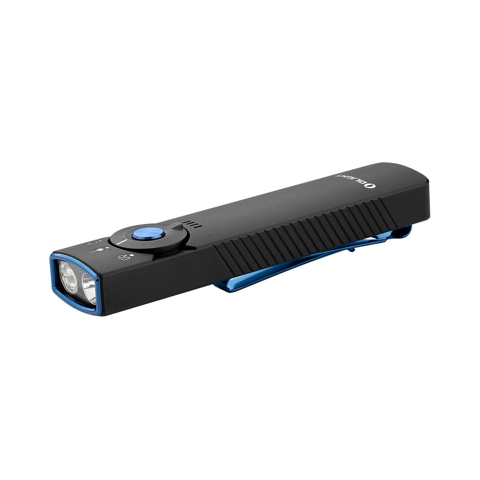 OLIGHT Arkfeld Pro Rechargeable EDC Flat Flashlight Black CW | 1300 Lumens White, UV, Green Beam — Black