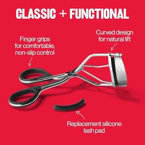 Revlon Lash Curler for Natural Curl | Ergonomic Silicone Lash Tool with Replacement Pad thumbnail 6