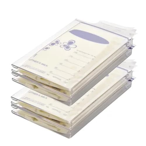 Ugotfeels 4-Pack Freeze Flat Breast Milk Storage Bag Kit | 6.3 x 3.66 x 0.78 Inches thumbnail 1