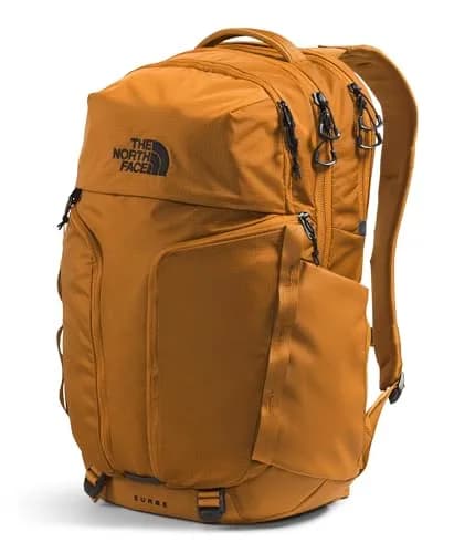 The North Face Surge Commuter Laptop Backpack, Timber Tan, 31L (12" x 7" x 20") | American Chiropractic Association Approved thumbnail 2