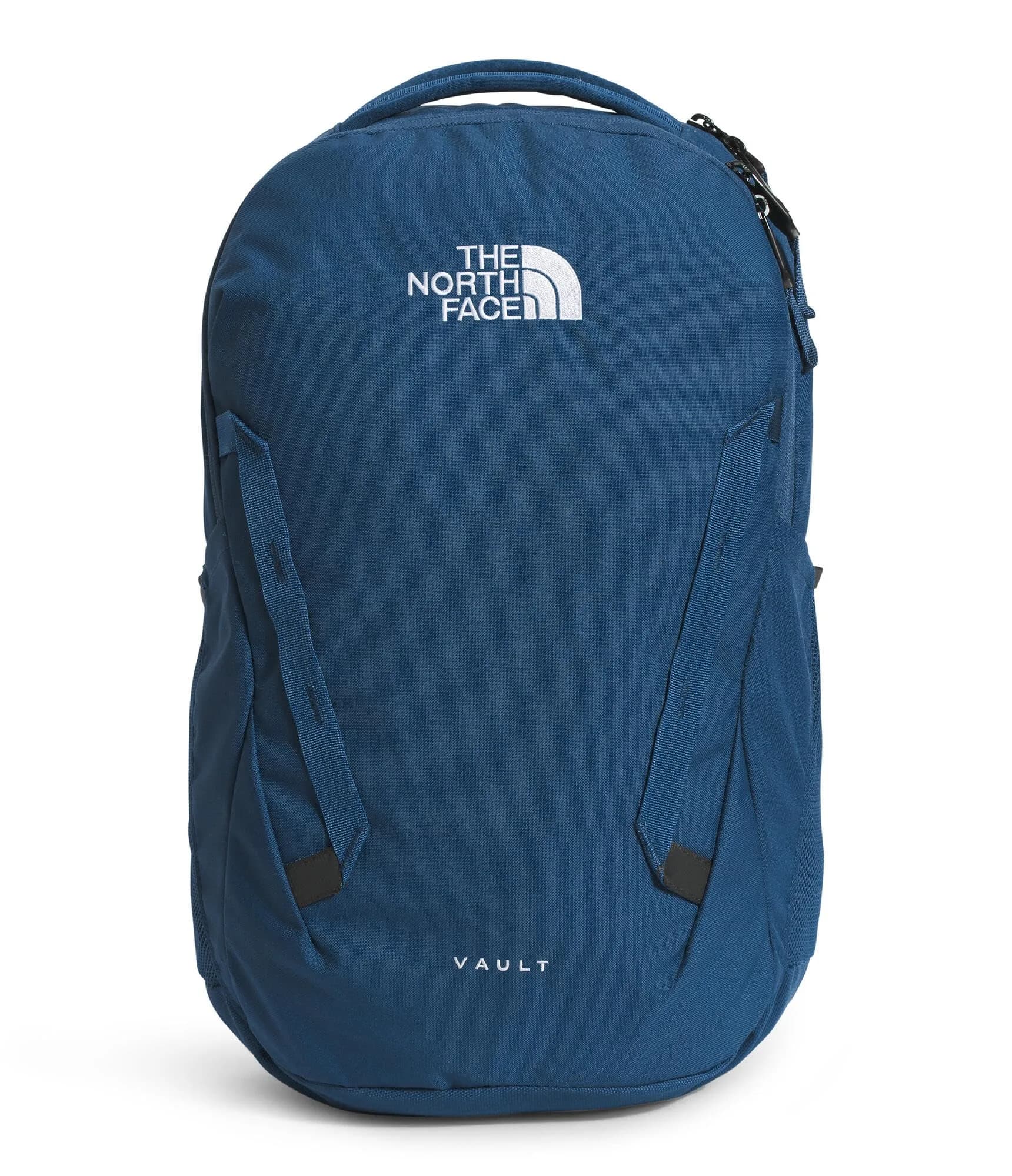 The North Face Vault Everyday Laptop Backpack 27L (11"x8.5"x18") | Water-Repellent Commuter Bag — Shady Blue/Tnf White-npf / One Size