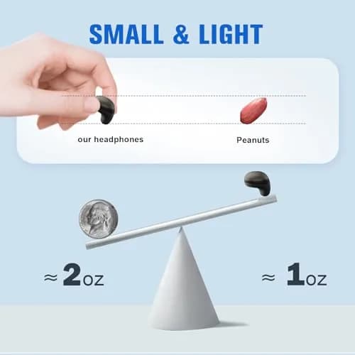 Loluka Mini12HD True Wireless Earbuds Black | Bluetooth 5.1, 24H Battery, Discreet In-Ear Fit thumbnail 2