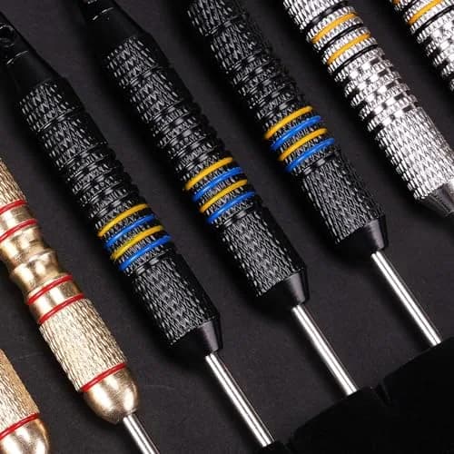 Turnart Darts Metal Tip Set - Steel Tip Darts Set Professional Metal Darts | 12 Darts & Spare Parts Box thumbnail 3