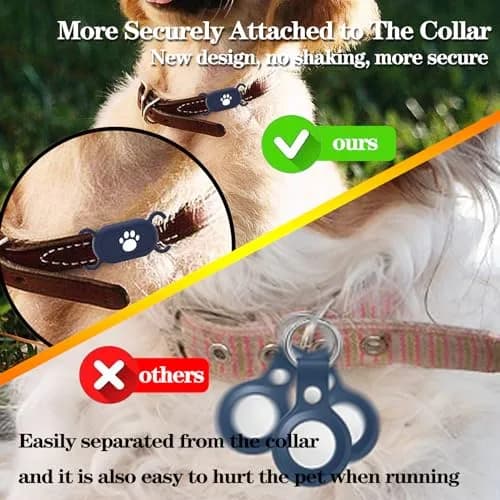 Rzttwl Waterproof Dog Collar Compatible with Samsung Galaxy SmartTag2 | Silicone, Waterproof, Versatile Fit thumbnail 3