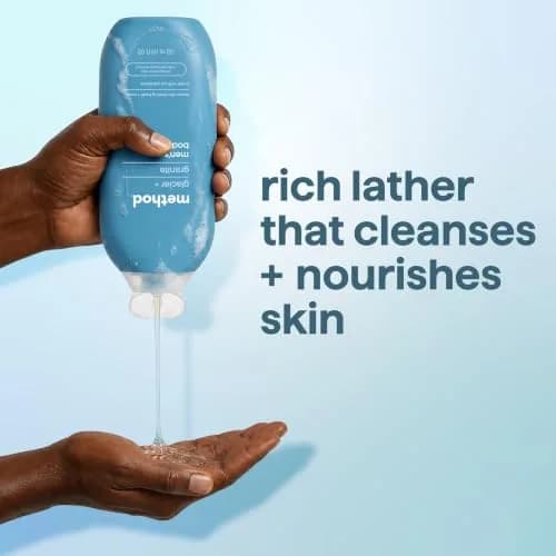Method Men’s Body Wash Glacier + Granite 18 fl oz | Rich, Creamy Lather for All Skin Types thumbnail 5