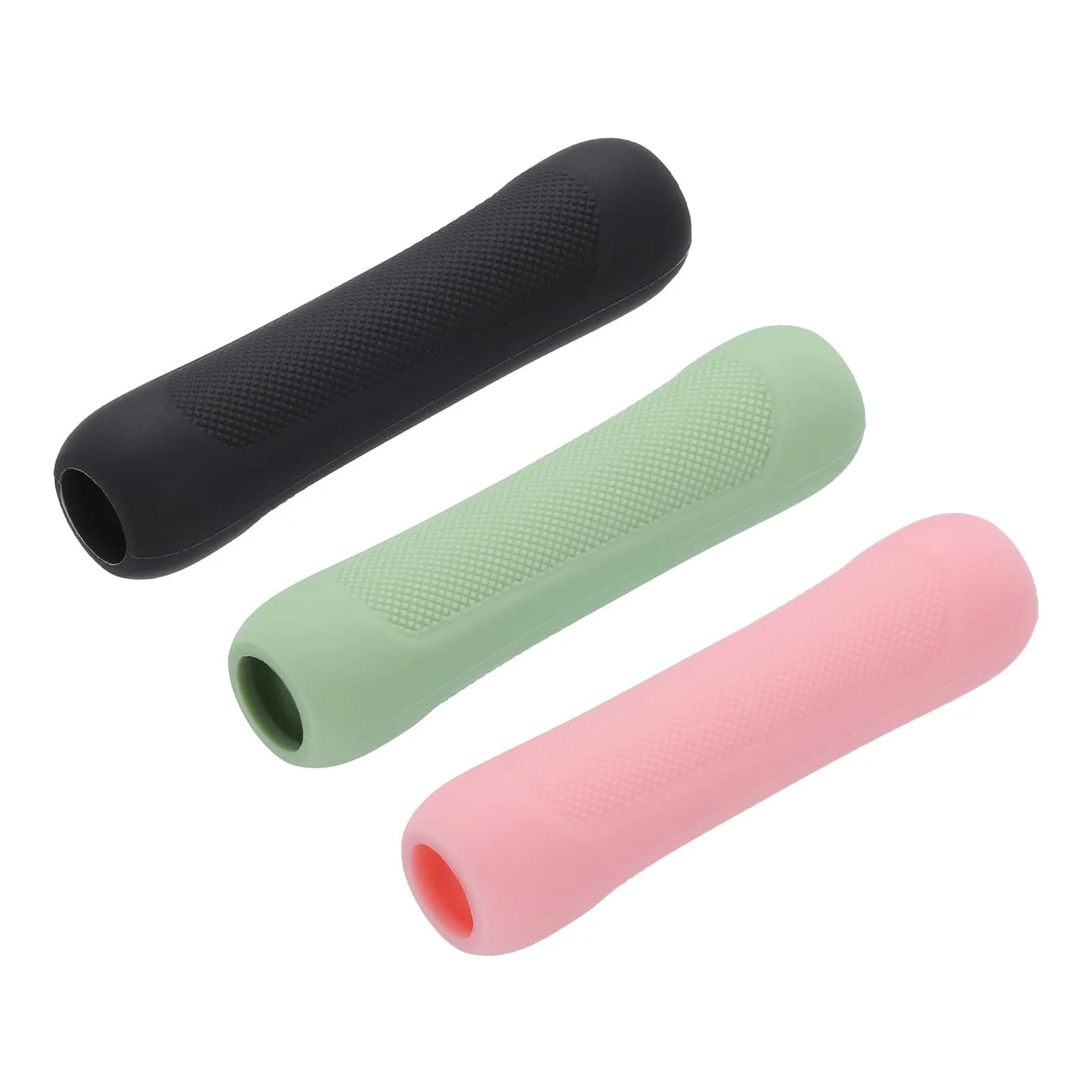 MECCANIXITY Pink 3pcs Pen Grip Silicone Case | Ergonomic, Soft & Non-Slip (60mm x 15mm) - main product image