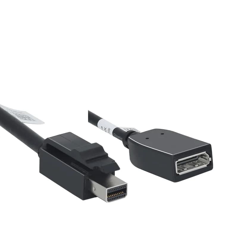 lemincrash Display Port to Mini Display Port Cable 6cm (2.36in) | Black Copper thumbnail 6