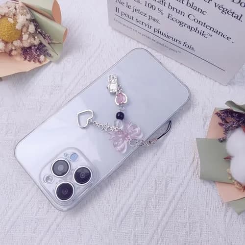 cioatu Phone Charm 1-4PCS Y2K Aesthetic Strawberry Butterfly Star | Cute Phone Accessories thumbnail 5