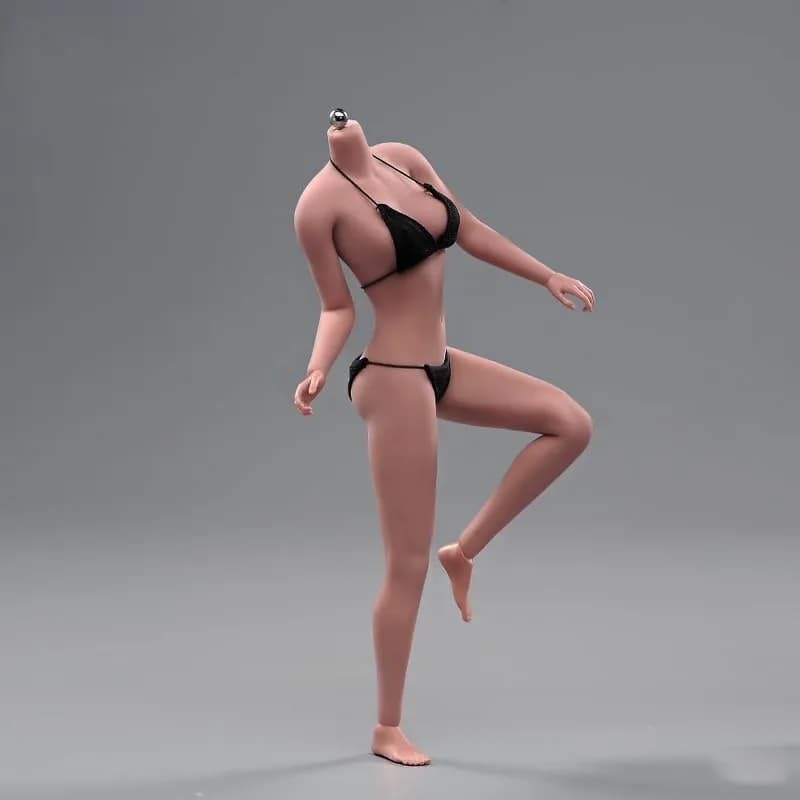Fremego 1/6 Scale Asian Female Body 12-inch Seamless Figure with Large Bust | ASTM-Tested & BPA-Free Toy Figure thumbnail 8