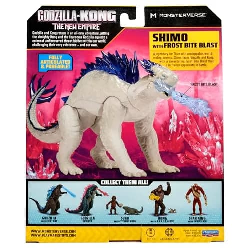 PlayMates Godzilla X Kong Monsterverse 3 Inch Action Figure - Shimo with Frost Bite Blast | Epic Battle Replica thumbnail 6