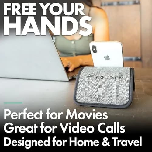 Flight Flap Airplane Phone Holder - Foldable Phone Stand for Plane Travel | Flexible, Compatible with Smartphones & Tablets thumbnail 3
