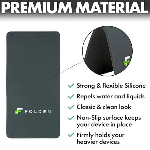 Flight Flap Airplane Phone Holder - Foldable Phone Stand for Plane Travel | Flexible Silicone Travel Gadget thumbnail 6