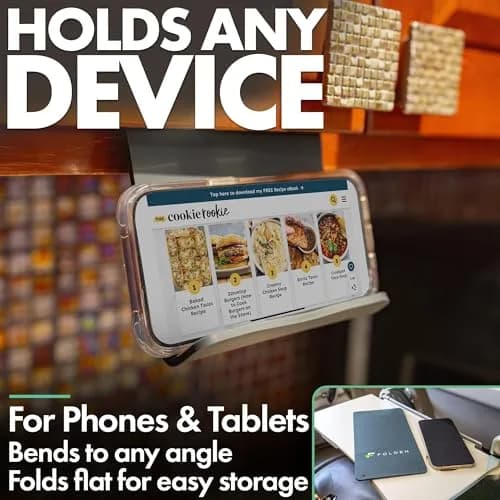 Flight Flap Airplane Phone Holder - Foldable Phone Stand for Plane Travel | Flexible Silicone Travel Gadget thumbnail 8