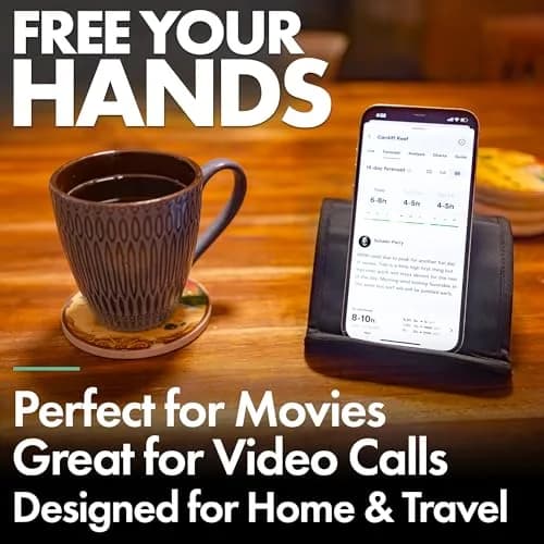 Flight Flap Airplane Phone Holder - Foldable Phone Stand for Plane Travel | Flexible, Durable & Compact thumbnail 3