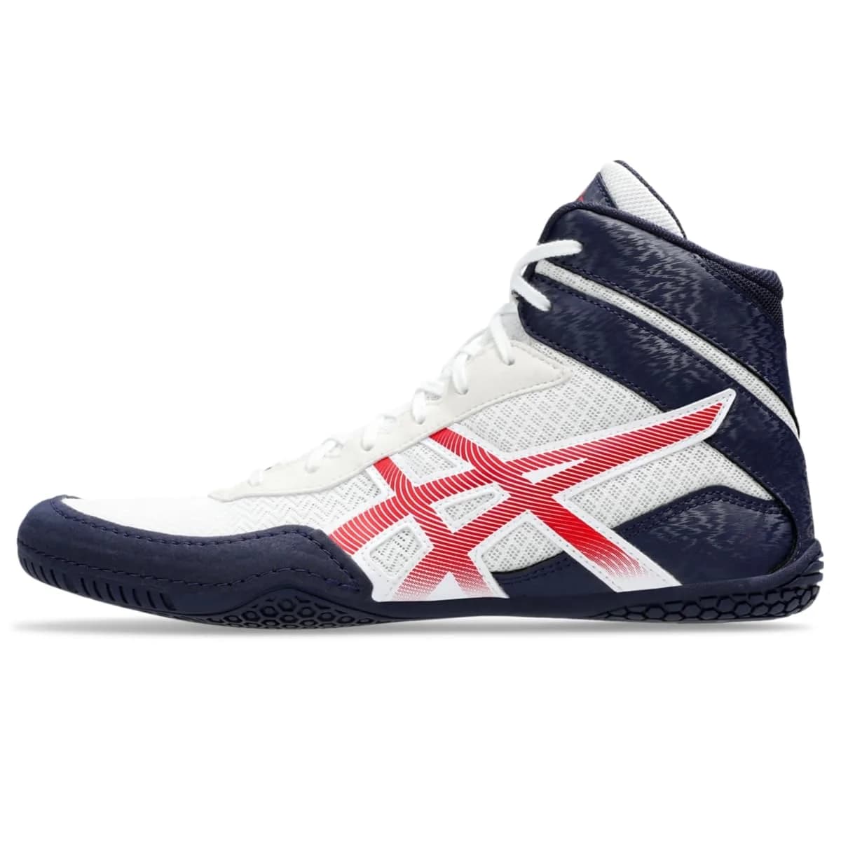 ASICS MATCONTROL 3 Wrestling Shoes White/Classic Red 24.38 cm (8 US) - main product image