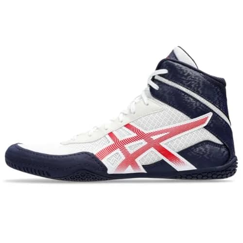 ASICS MATCONTROL 3 Wrestling Shoes White/Classic Red 24.38 cm (8 US) thumbnail 1