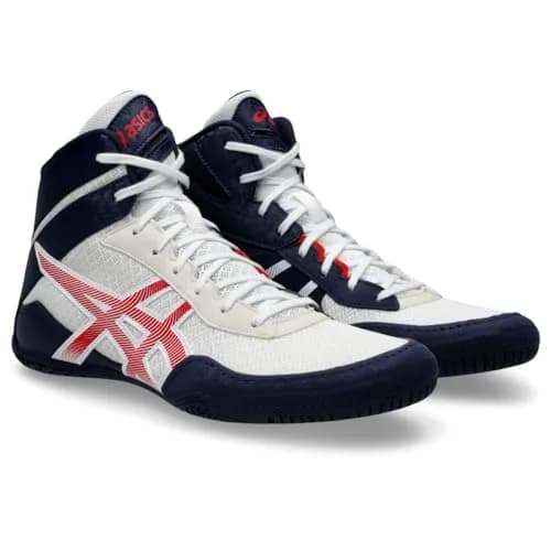 ASICS MATCONTROL 3 Wrestling Shoes White/Classic Red 24.38 cm (8 US) thumbnail 2