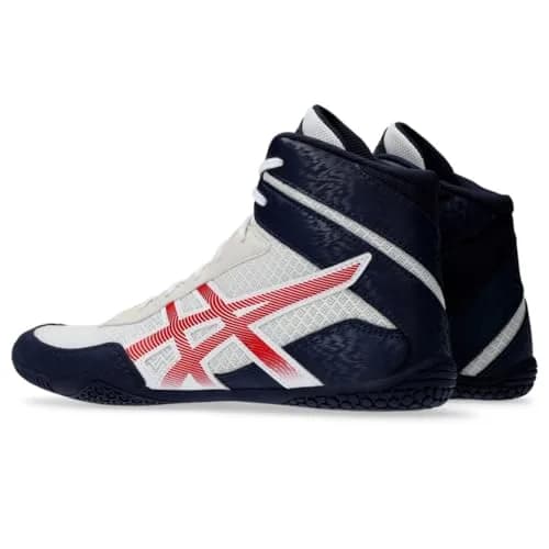 ASICS MATCONTROL 3 Wrestling Shoes White/Classic Red 24.38 cm (8 US) thumbnail 3