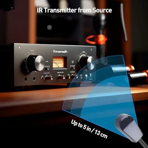 Cable Matters Infrared Remote Extender Cable, IR Repeater Kit, 6ft | IR Signal Range 15ft, USB Powered, Easy Install thumbnail 4