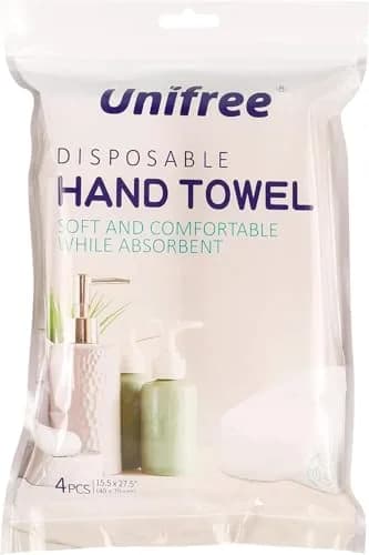 UNIFREE Disposable Towels Bundle, 1 Bath Towel & 2 Hand Towels, 18 Sets | Hygienic & Portable thumbnail 3