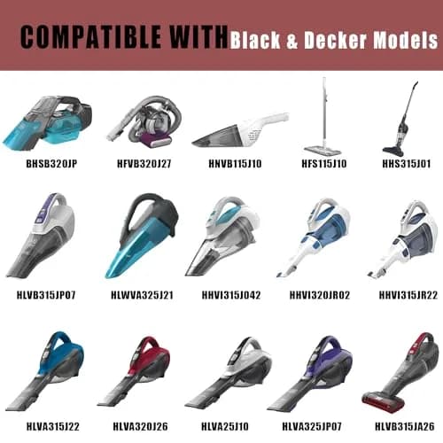 BOEEA 15V Charger for Black and Decker Dustbuster Handheld Vacuum HHVI315JO42 HHVI320JR02 HFVB320J27 HLVA320JS10 S003AQU1500015 Power Adapter, Black | 1.8m (6.5 ft) Cable thumbnail 6