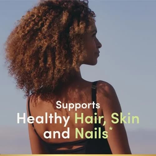 Nature's Bounty Biotin Hair Skin and Nails Vitamins 10000mcg 180 Count Softgels | Supports Healthy Hair Skin Nails & Energy Metabolism thumbnail 2