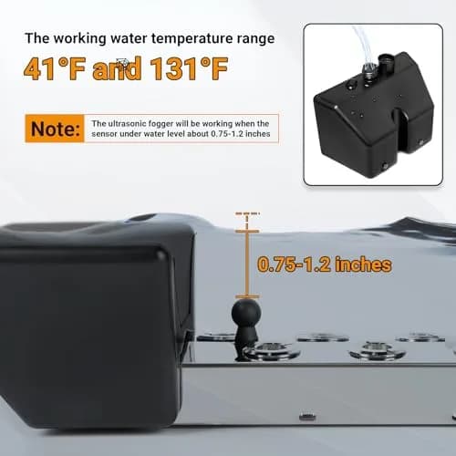 Toriexon Ultrasonic Mist Fogger 10 Heads | 7000ml/H, Stainless Steel, IP67 Waterproof thumbnail 5