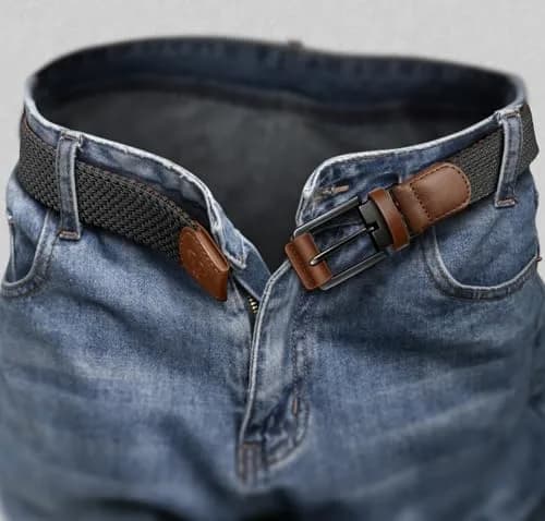 BULLIANT Reversible Stretch Braided Web Belt 1 3/8" | Modern Casual Style for Men thumbnail 9
