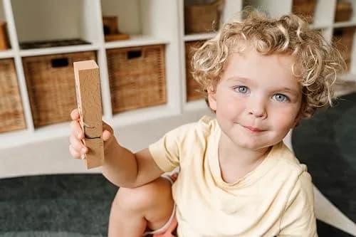 Montessori & Me Wooden Animal Chunky Puzzles for Toddlers 2+ Years - 4-in-1 Safari Animal Block Puzzle Toy | Educational STEM Learning thumbnail 7