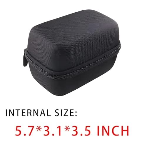 JINMEI Hard EVA Camera Case for Panasonic Lumix GX85/G7/Sony a6400/a6700/a6100 with 12-32mm/14-42mm/16-50mm Lens, Small Black thumbnail 3