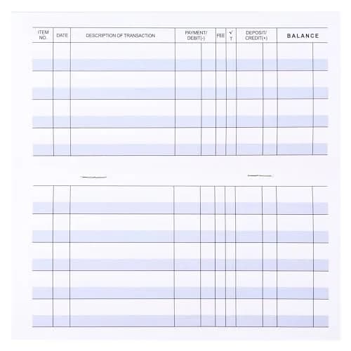 CASMONAL 12 Pack Check Registers | Large Lines for Personal & Business Finances thumbnail 3