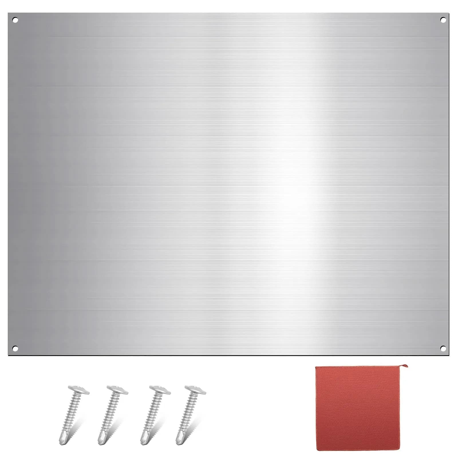 Yaocom Stainless Steel Backsplash 24x30 Inch | Protects Walls from Splatter - main product image