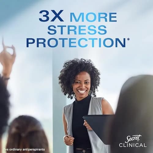 Secret Clinical Strength Antiperspirant Deodorant for Women, Cool Waterlily, 77ml (2.6 oz) | 72hr Stress, Heat & Activity Sweat Protection thumbnail 4