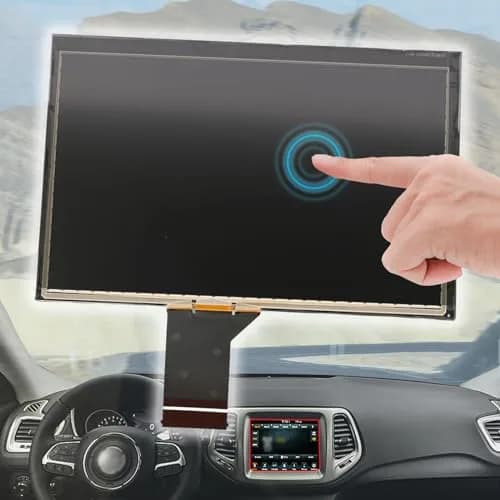 Getfarway 7" Inch Replacement Uconnect VP2 LCD Monitor with Touch Screen for Jeep Compass 2017-2020 | High-Quality Display thumbnail 1