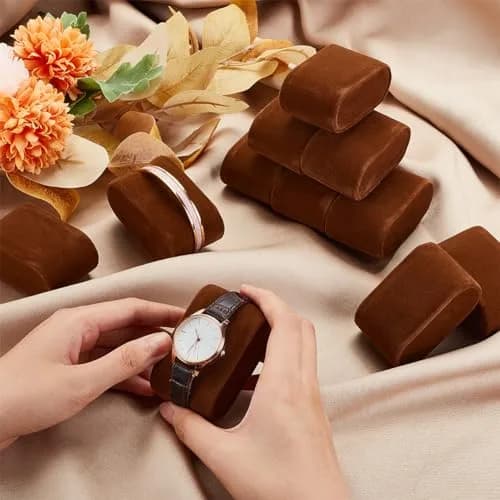 PH PandaHall 12pcs Velvet Bracelet Pillows 1.3x2.8x1.7 in | Jewelry Display Support thumbnail 3