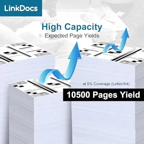 LinkDocs 147A Toner Cartridge Black (10,500 Pages) | High-Quality Laser Printer Toner for HP Enterprise thumbnail 2