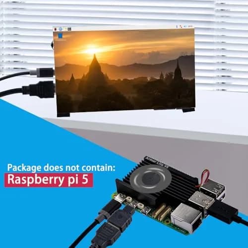 GeeekPi Active Cooler for Raspberry Pi 5, Armor Lite V5 Cooler Aluminum Heatsink & Fan 4GB/8GB | Supports PWM Speed Control thumbnail 7