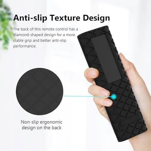 JCMOYUTY Silicone Remote Cover for Samsung Soundbar HW-Q60C & More | Full Protection & Glow thumbnail 2