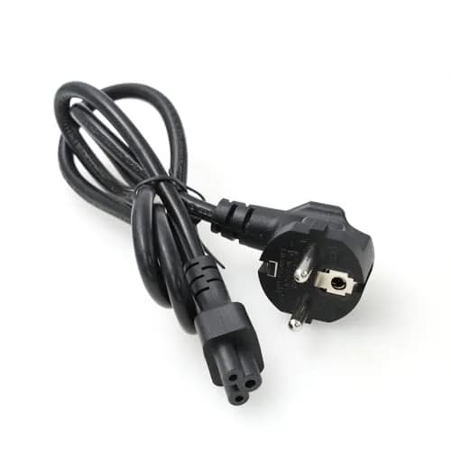 DRRI IEC C5 Plug to Europe Schuko CEE 7/7 Socket Extension Cable 10cm (3.28Ft) | 2.5A 250V Rated thumbnail 5