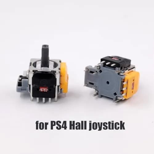 NSLikey Hall Effect 3D Analog Sensor Joystick Module 2pcs Yellow | Enhanced Durability for PS4 Controllers thumbnail 3