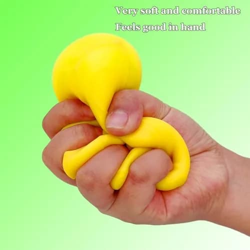 funnysquee Cheese Squishies Stress Relief Toy | Soft, Non-Toxic Rubber, 1 Pc, Ideal for Kids & Adults thumbnail 4