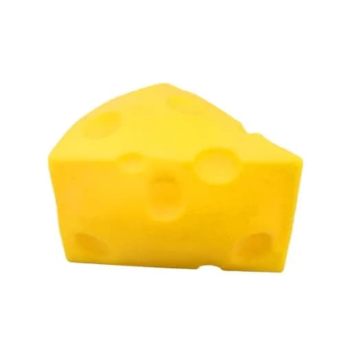 funnysquee Cheese Squishies Stress Relief Toy | Soft, Non-Toxic Rubber, 1 Pc, Ideal for Kids & Adults thumbnail 5