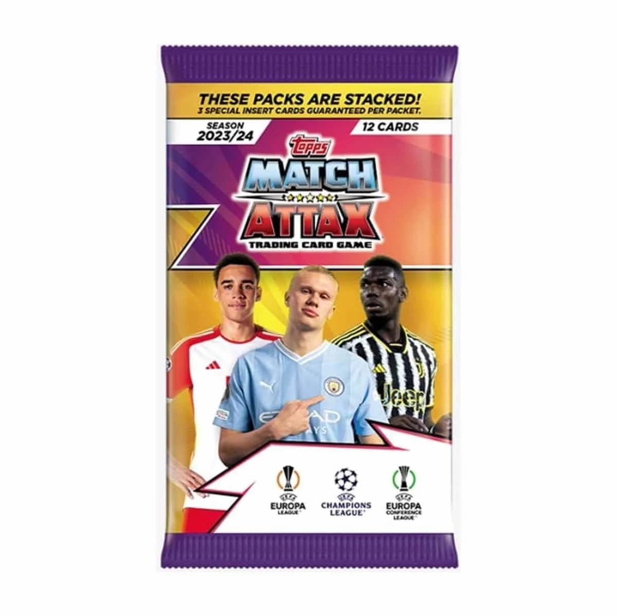 Topps Match Attax UEFA Champions League Cards Packet 2023-24 | 36 Boosters (12 Cards Each) - main product image